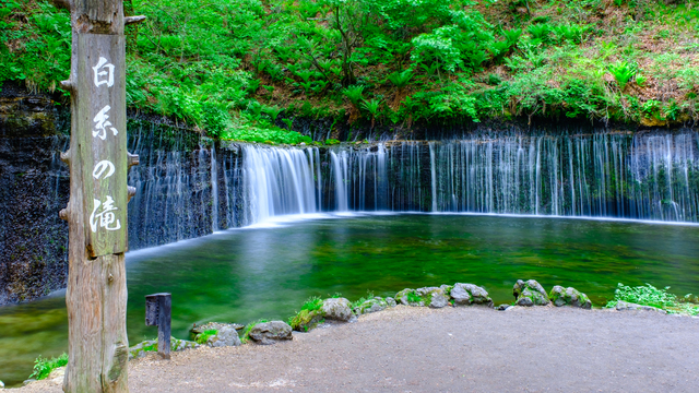 白糸の滝　軽井沢