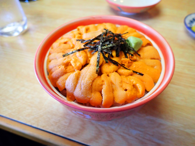 礼文島　うに丼