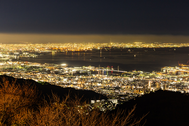 六甲山天覧台からの夜景