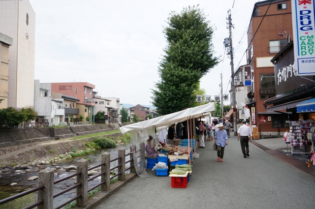 宮川朝市　岐阜