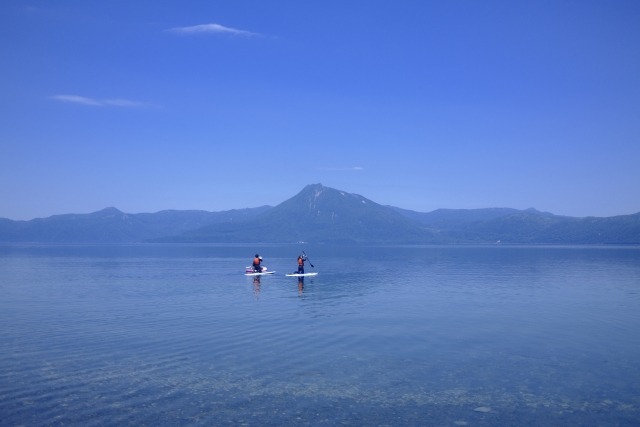 北海道　支笏湖