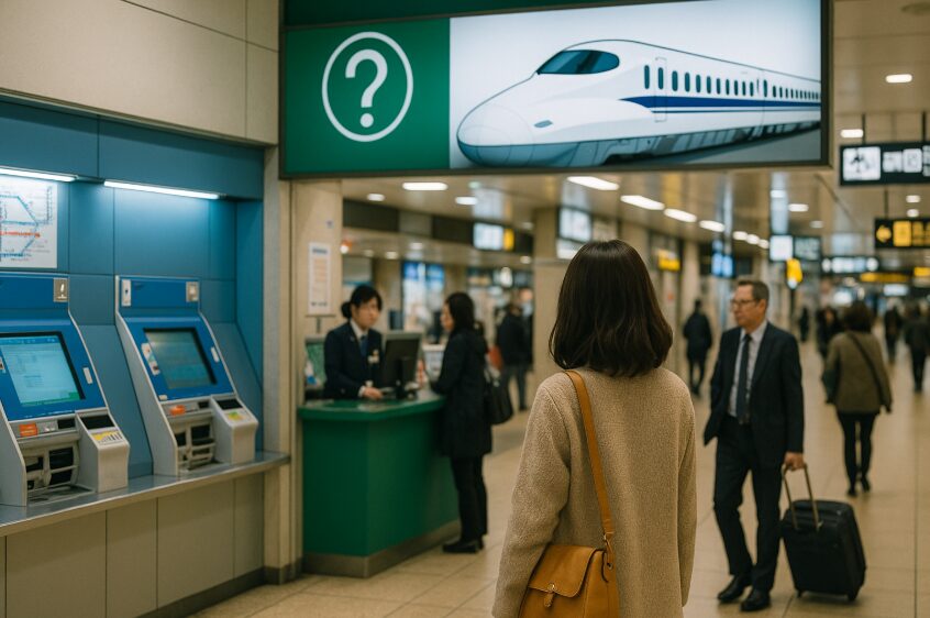新幹線の日付変更はどこで？①