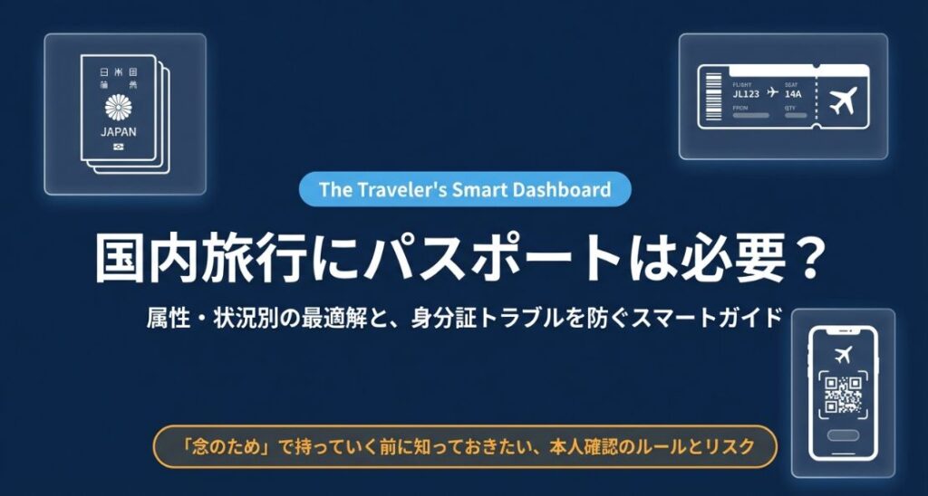 国内旅行でパスポートは必要？使える場面と注意点
