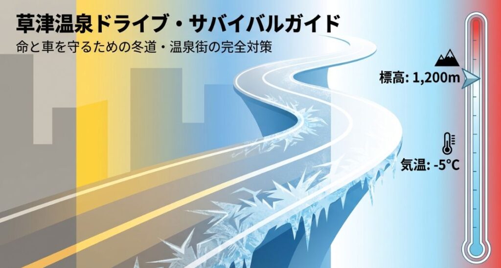 草津温泉で車が危ない理由と安全対策