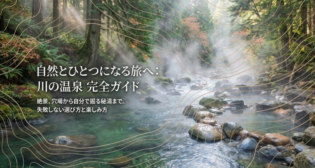 温泉と川を満喫したい人の全国ガイド
