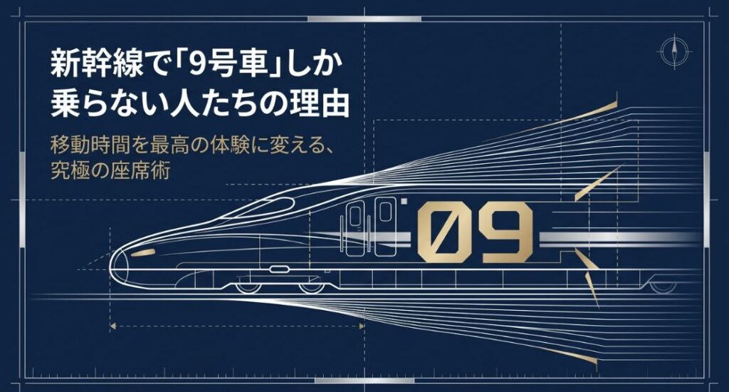 新幹線で9号車しか乗らない理由と座席術