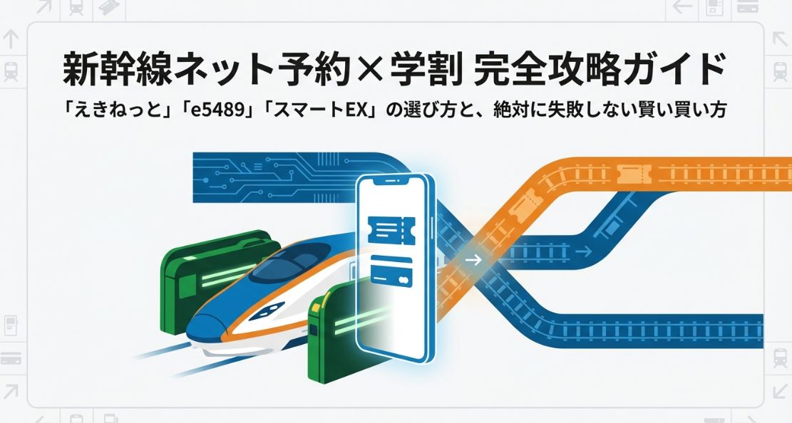 新幹線ネット予約と学割の使い方完全ガイド